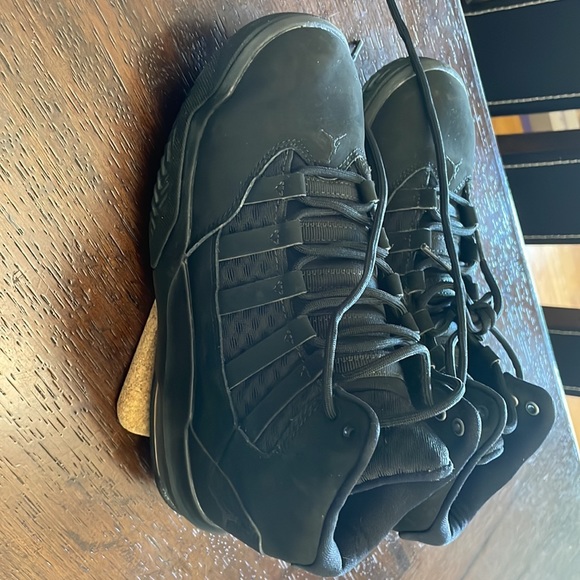 Jordans. Like new/mint condition. Black suede. - Picture 4 of 8